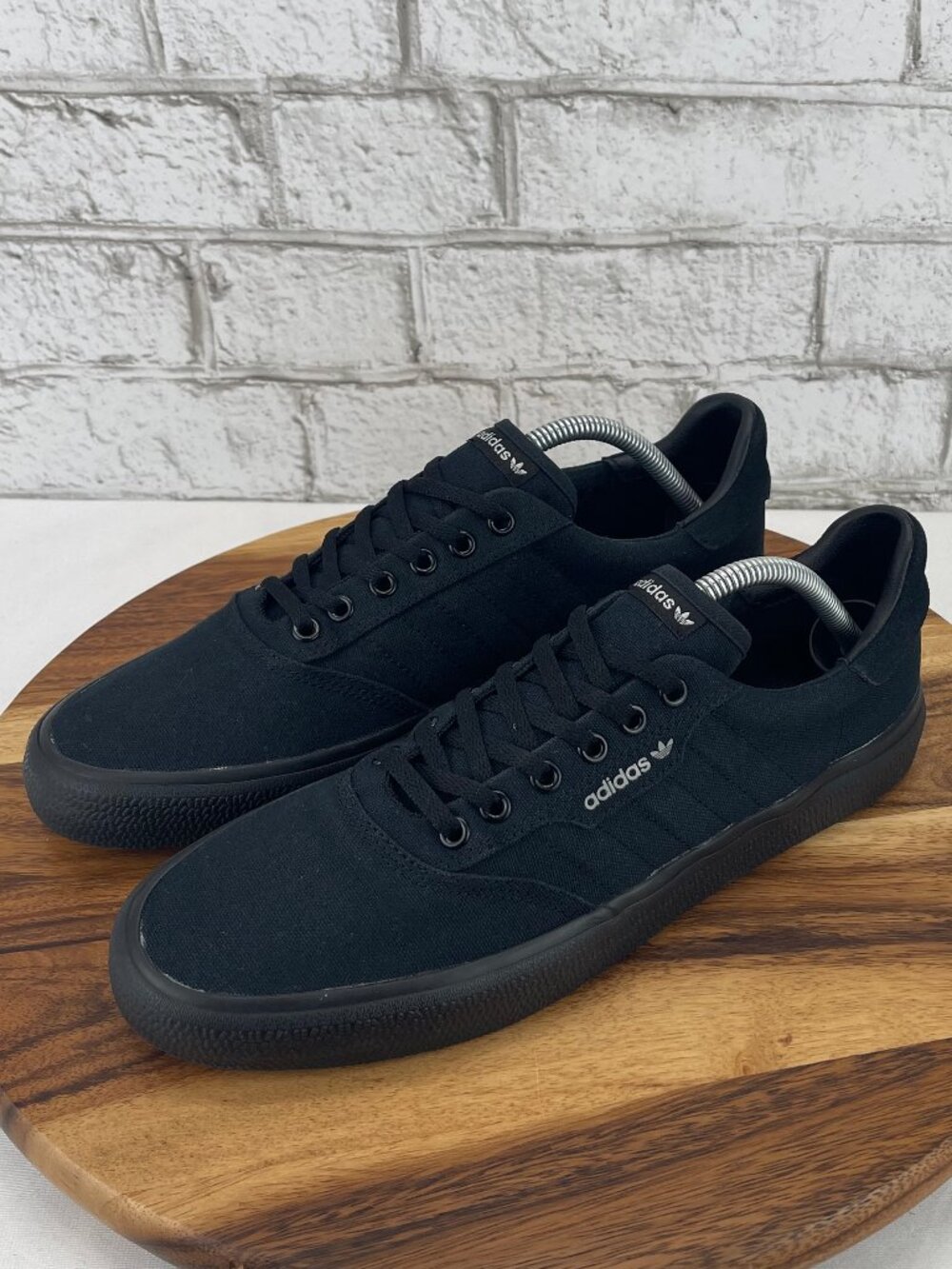 Adidas 3MC Vulc 'Core Black B22713 Mens Sz. 10.5 Canvas Skateboarding Shoes